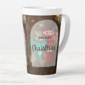 Latte Tasse im Stilstil (Rechte Ecke)