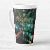 Latte Tasse im Stilstil (Linke Ecke)