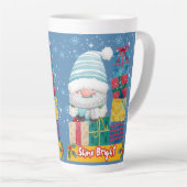 Latte Tasse im Stilstil (Rechte Ecke)