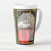Latte Tasse im Stilstil (Rechte Ecke)