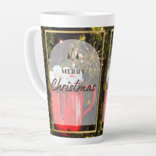 Latte Tasse im Stilstil