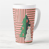Latte Tasse im Stilstil (Rechte Ecke)