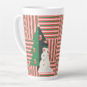 Latte Tasse im Stilstil (Linke Ecke)