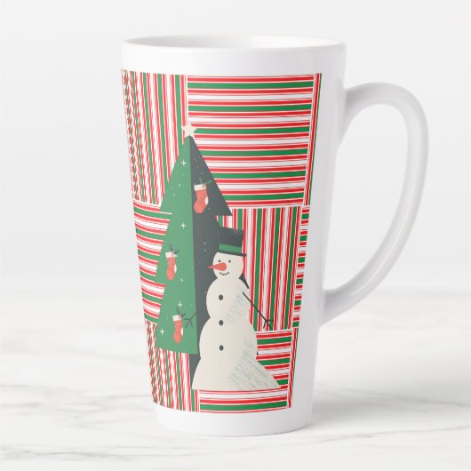 Latte Tasse im Stilstil (Rechts)