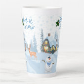 Latte Tasse im Stilstil (Vorderseite)