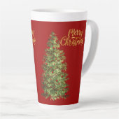 Latte Tasse im Stilstil (Rechte Ecke)