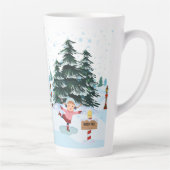 Latte Tasse im Stilstil (Rechts)