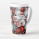 Latte Tasse im Stilstil (Rechte Ecke)