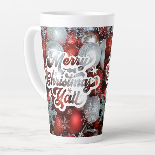 Latte Tasse im Stilstil (Linke Ecke)