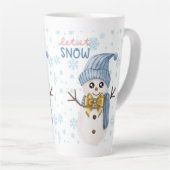 Latte Tasse im Stilstil (Rechte Ecke)