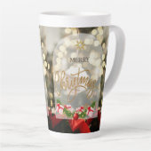 Latte Tasse im Stilstil (Rechte Ecke)