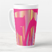 Latte Tasse in Pink (Linke Ecke)