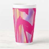 Latte Tasse in Pink (Vorderseite)