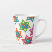 Latte Tasse - jüdisches Sternendesign (Rechts)