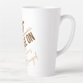 Latte Tasse - Kaffee On - Chaos verwaltet (Rechts)