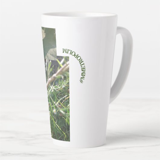 Latte Tasse/klein/groß/Metropolis-Design Milchtasse (Rechte Ecke)