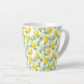 Latte Tasse Lemons drucken (Rechte Ecke)