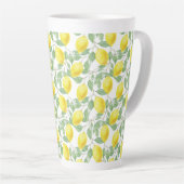 Latte Tasse Lemons drucken (Rechte Ecke)