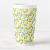 Latte Tasse Lemons drucken (Vorderseite)