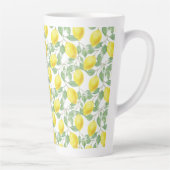 Latte Tasse Lemons drucken (Rechts)