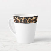 Latte Tasse Leopard Print (Linke Ecke)