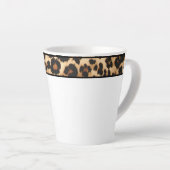 Latte Tasse Leopard Print (Rechte Ecke)