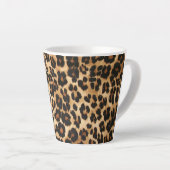 Latte Tasse Leopard-Print (Rechte Ecke)
