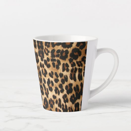 Latte Tasse Leopard-Print (Rechts)