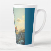 Latte-Tasse (Leuchtturm) Milchtasse (Rechts)