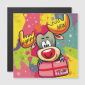 Latte Tasse Magnetkarte (Vorne/Hinten)