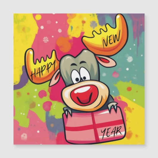 Latte Tasse Magnetkarte (Vorderseite)