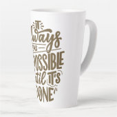 Latte-Tasse Milchtasse (Rechte Ecke)