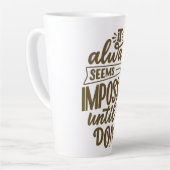 Latte-Tasse Milchtasse (Linke Ecke)