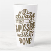 Latte-Tasse Milchtasse (Vorderseite)