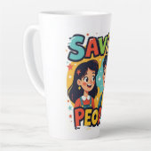 Latte-Tasse Milchtasse (Linke Ecke)
