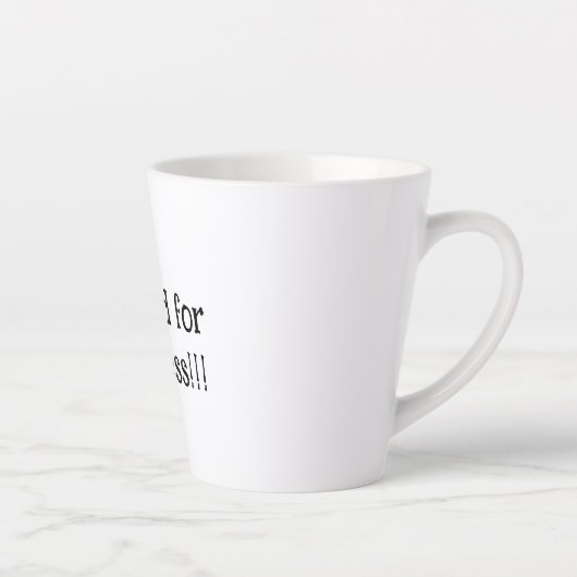 Latte-Tasse Milchtasse (Rechts)