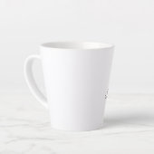 Latte-Tasse Milchtasse (Linke Ecke)