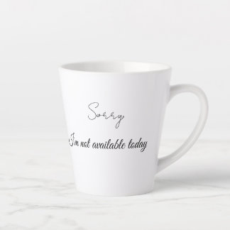 Latte-Tasse Milchtasse