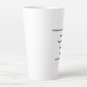 Latte-Tasse Milchtasse (Vorderseite)