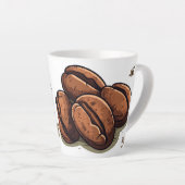 Latte-Tasse Milchtasse (Rechte Ecke)