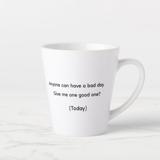 Latte-Tasse Milchtasse (Rechts)