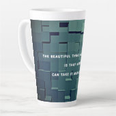 Latte-Tasse Milchtasse (Linke Ecke)