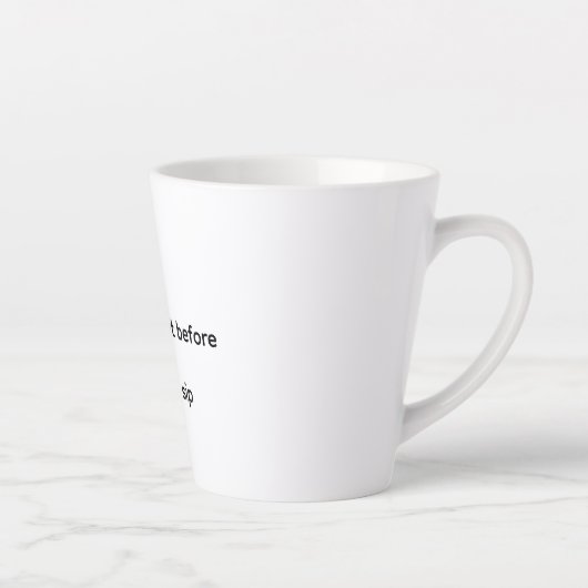 Latte-Tasse Milchtasse (Rechts)