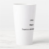 Latte-Tasse Milchtasse (Vorderseite)