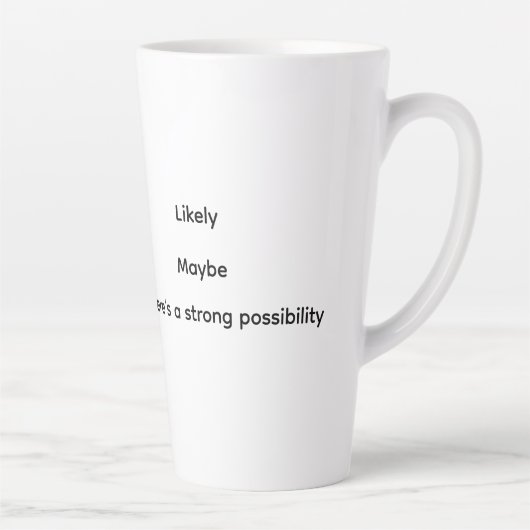 Latte-Tasse Milchtasse (Rechts)
