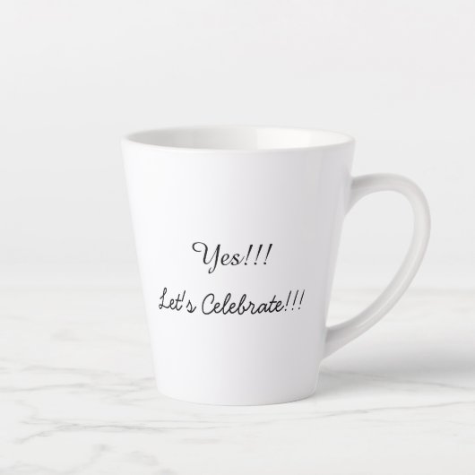 Latte-Tasse Milchtasse (Rechts)
