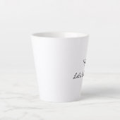 Latte-Tasse Milchtasse (Vorderseite)