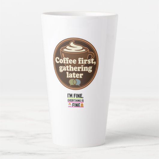 Latte-Tasse Milchtasse (Vorderseite)