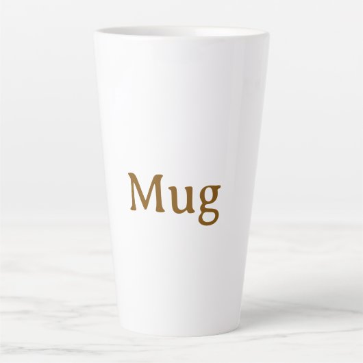 Latte-Tasse Milchtasse (Vorderseite)