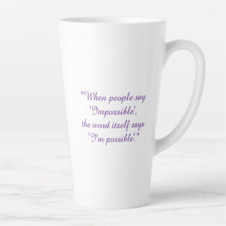 Latte-Tasse Milchtasse